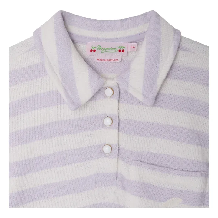 Vestido lobo a rayas | Blanco- Imagen del producto n°1