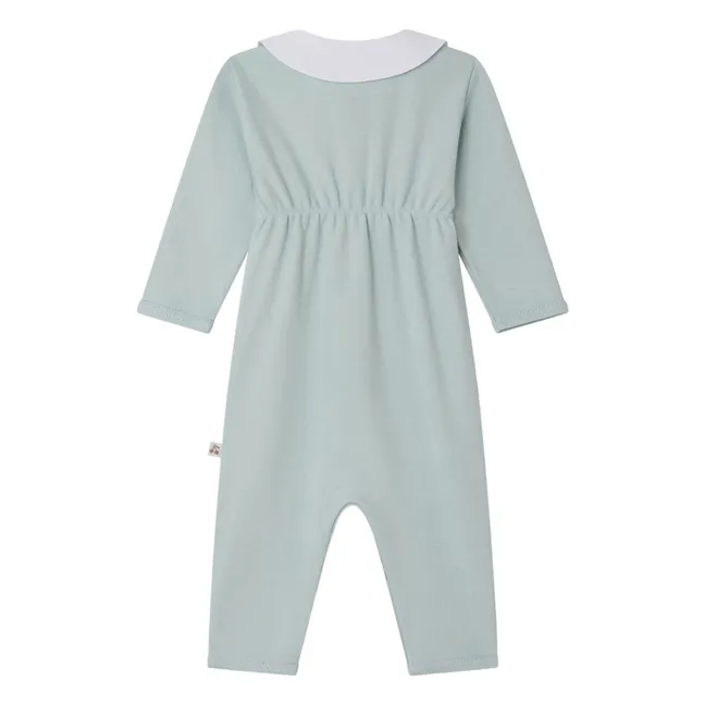 Pijama Anton Interlock de algodón ecológico | Azul Cielo