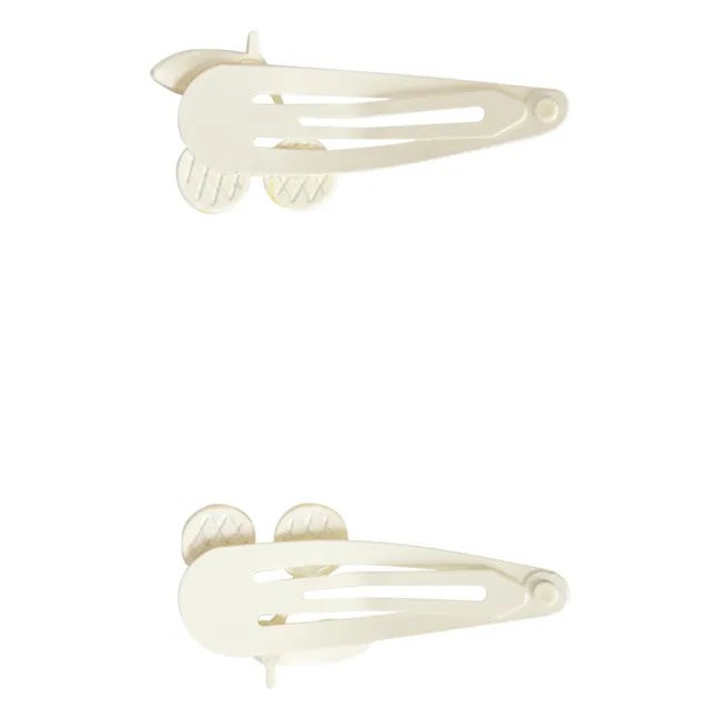 Lot 2 Barettes Felisa | Rose pâle