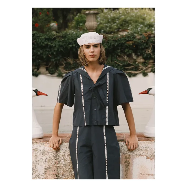 Blouse Sailor Coton | Bleu marine