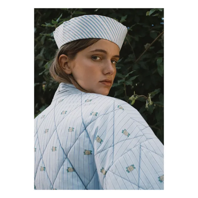 Veste Rayures Coton | Bleu