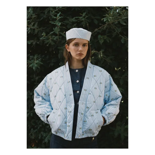 Veste Rayures Coton | Bleu