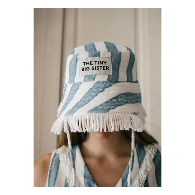 Bob Rayures Coton | Bleu