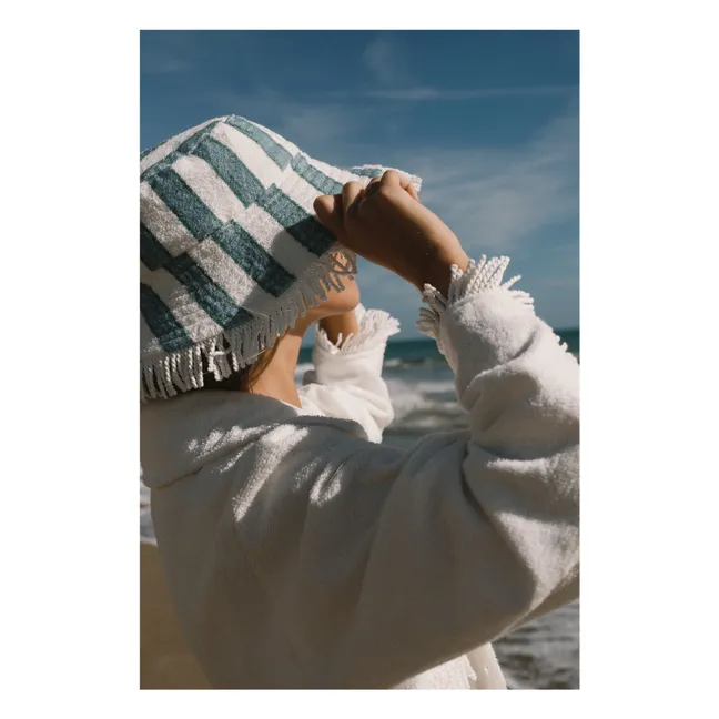 Bob Rayures Coton | Bleu