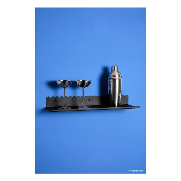 Vibes wall shelf 50x16 cm | Black- Product image n°5