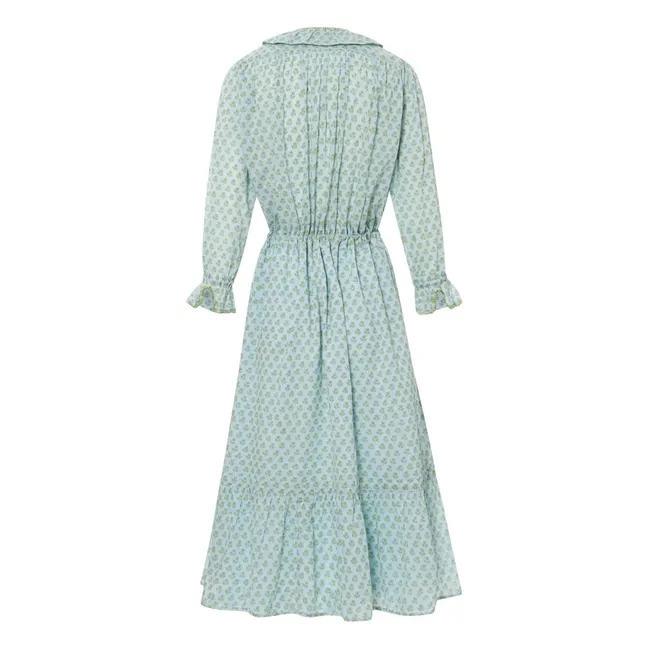 Robe Jones Fleurs | Bleu
