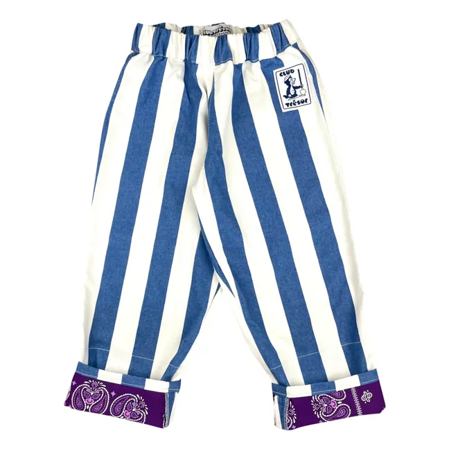 Pantalon Evolutif Normandy Stripes | Bleu