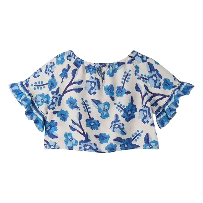 Blusa Jardin de Fleurs | Azul