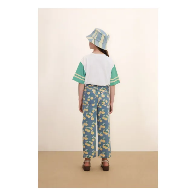 T-shirt Tiny Colorblock Coton Bio | Blanc