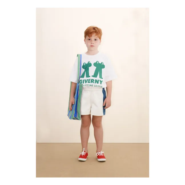 T-shirt Giverny Coton Bio | Blanc