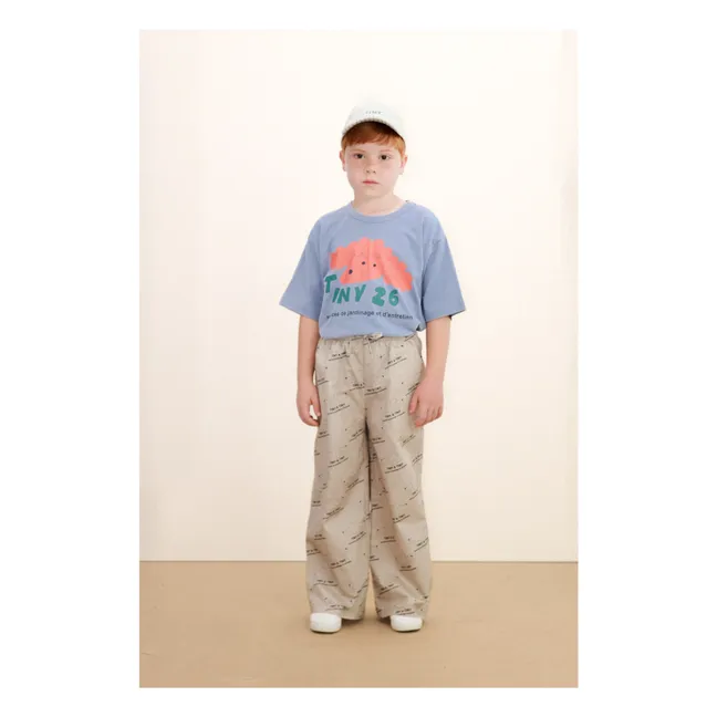 T-shirt Tiny 26 Coton Bio | Bleu gris