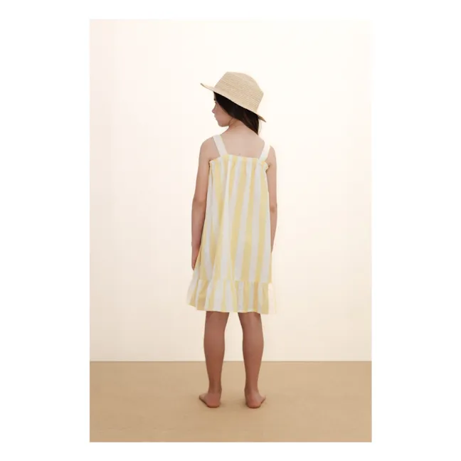 Robe Rayée | Jaune