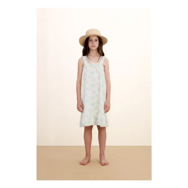 Robe Fleurie | Blanc