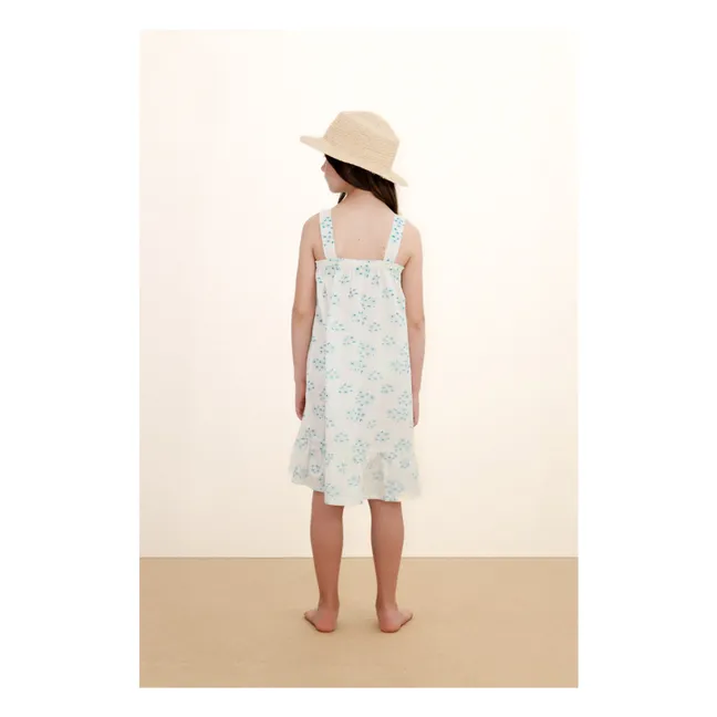 Robe Fleurie | Blanc