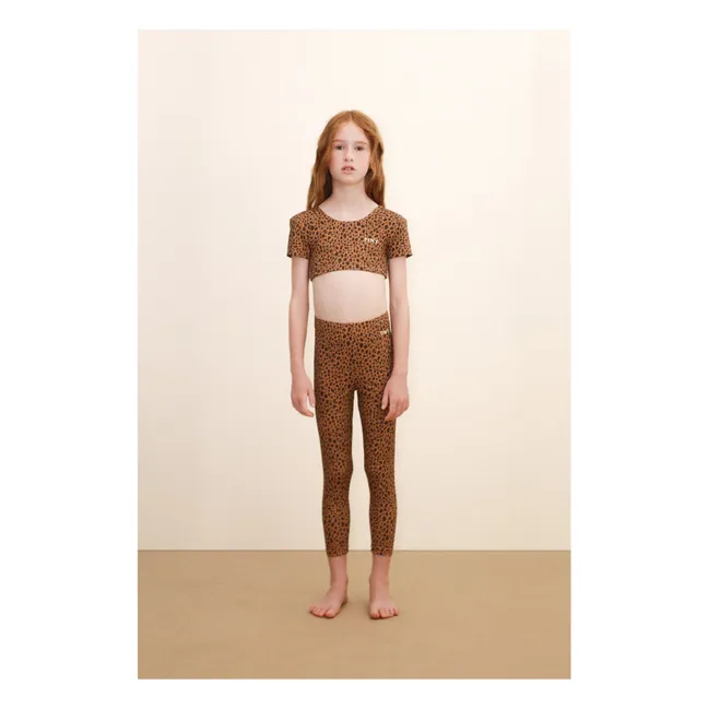 Legging Léopard | Marron
