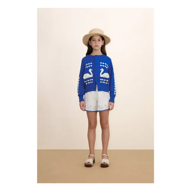 Cardigan Cygnes | Bleu