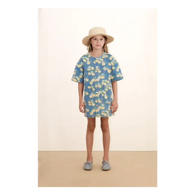 Vestido vaquero naranja | Azul