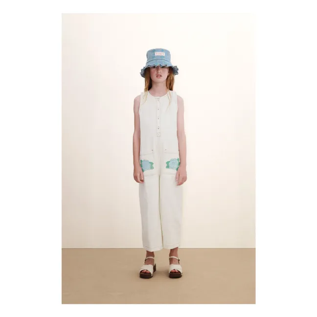 Combinaison Fleurs | Blanc