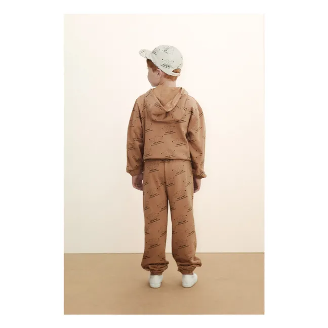 Jogger de algodón ecológico Tiny &amp; Tiny | Marrón