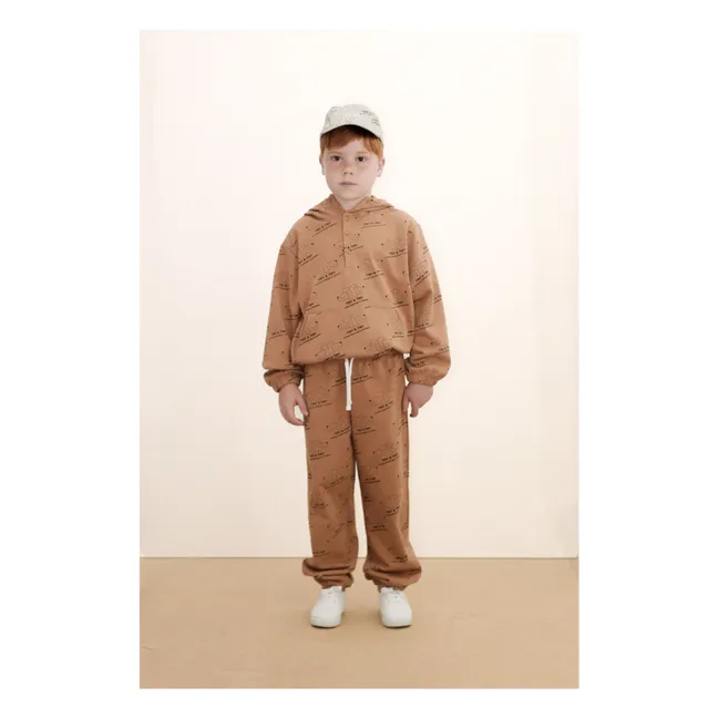 Jogger de algodón ecológico Tiny &amp; Tiny | Marrón