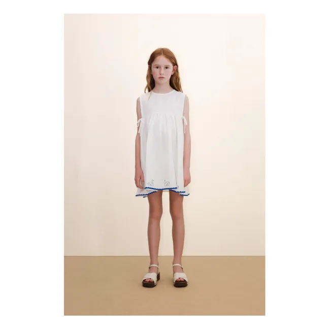 Vestido Swans Linen | Blanco