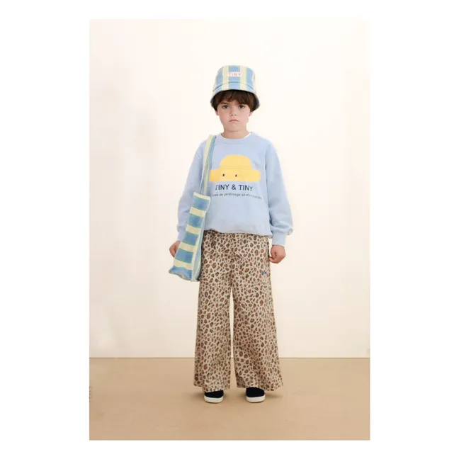 Sweat Tiny & Tiny Coton Bio | Bleu ciel