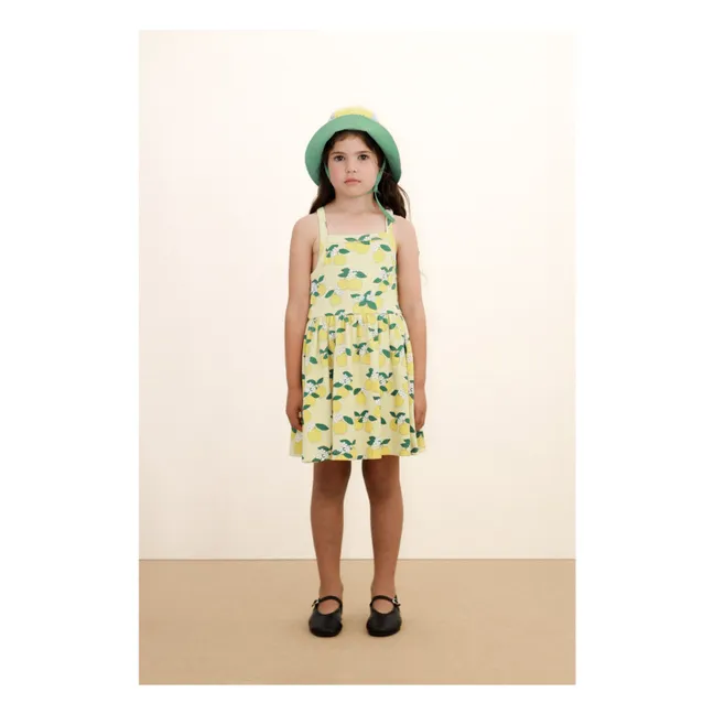 Robe Oranges Coton Bio | Jaune pâle