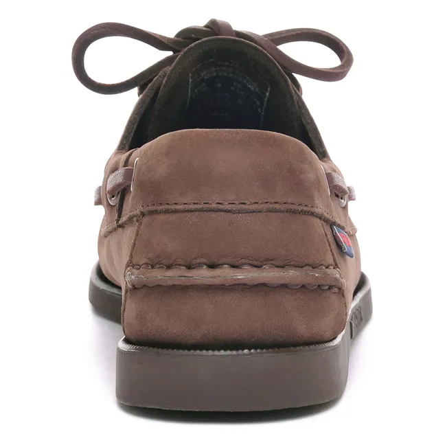 Mocassins Docksides Portland Nubuck | Marron