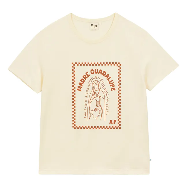 T-shirt Guadalupe Coton Bio | Ecru