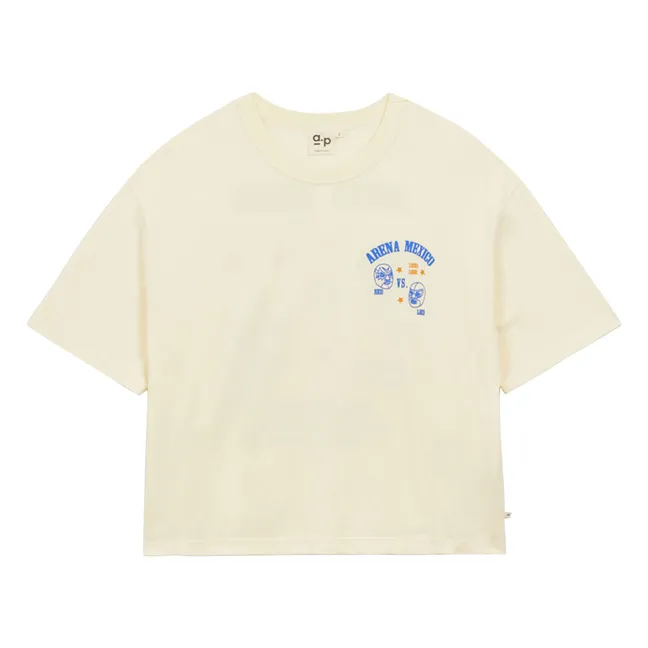 T-shirt Arena Mexico Coton Bio | Ecru
