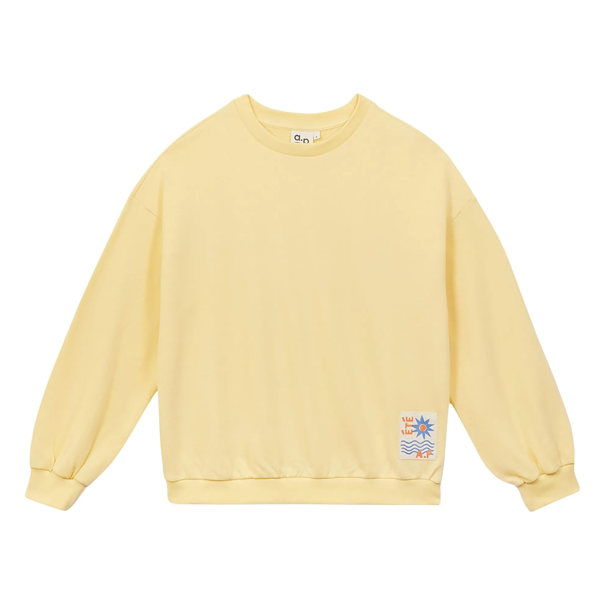 Sweat Patch Coton Bio | Jaune- Image produit n°0