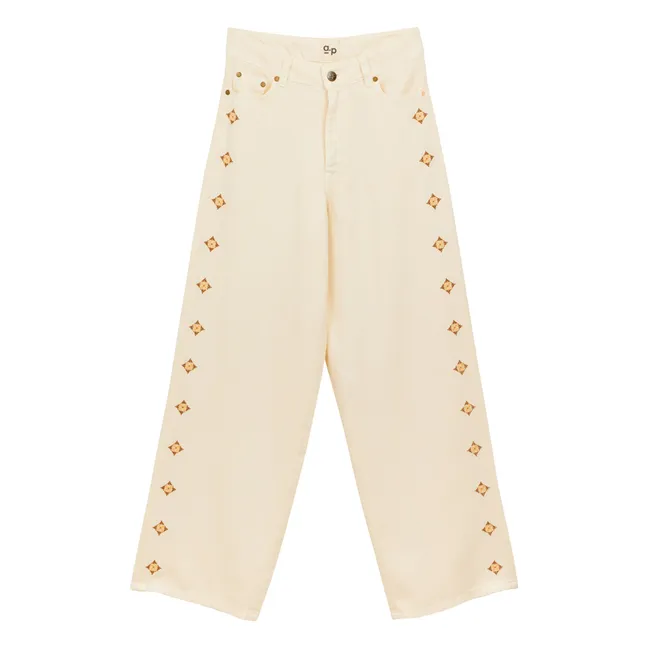 Pantalon Denim | Ecru