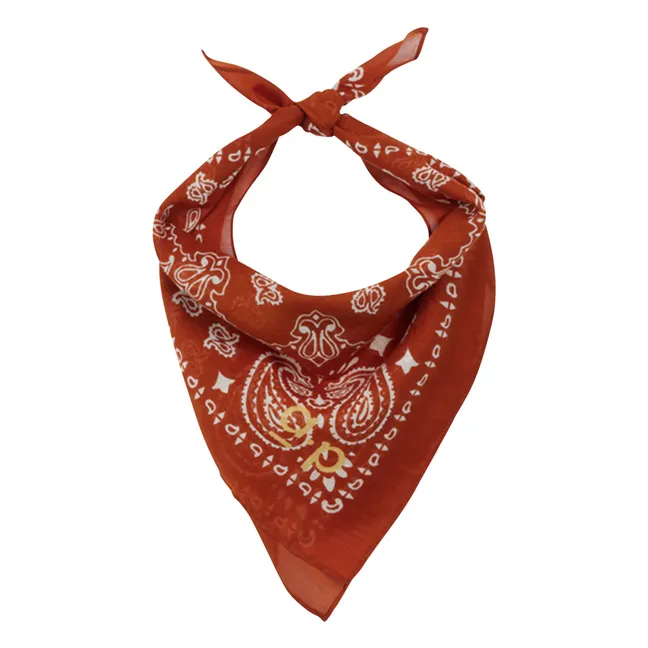 Cotton Veil Bandana | Brown