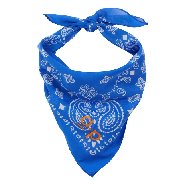 Cotton Veil Bandana | Blue