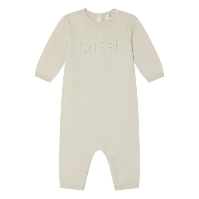 Combinaison Atilou Chéri Coton Bio | Gris