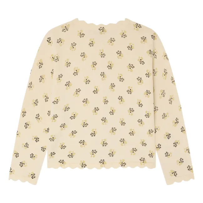 Chaqueta de algodón orgánico Lume Fleuri | Crudo