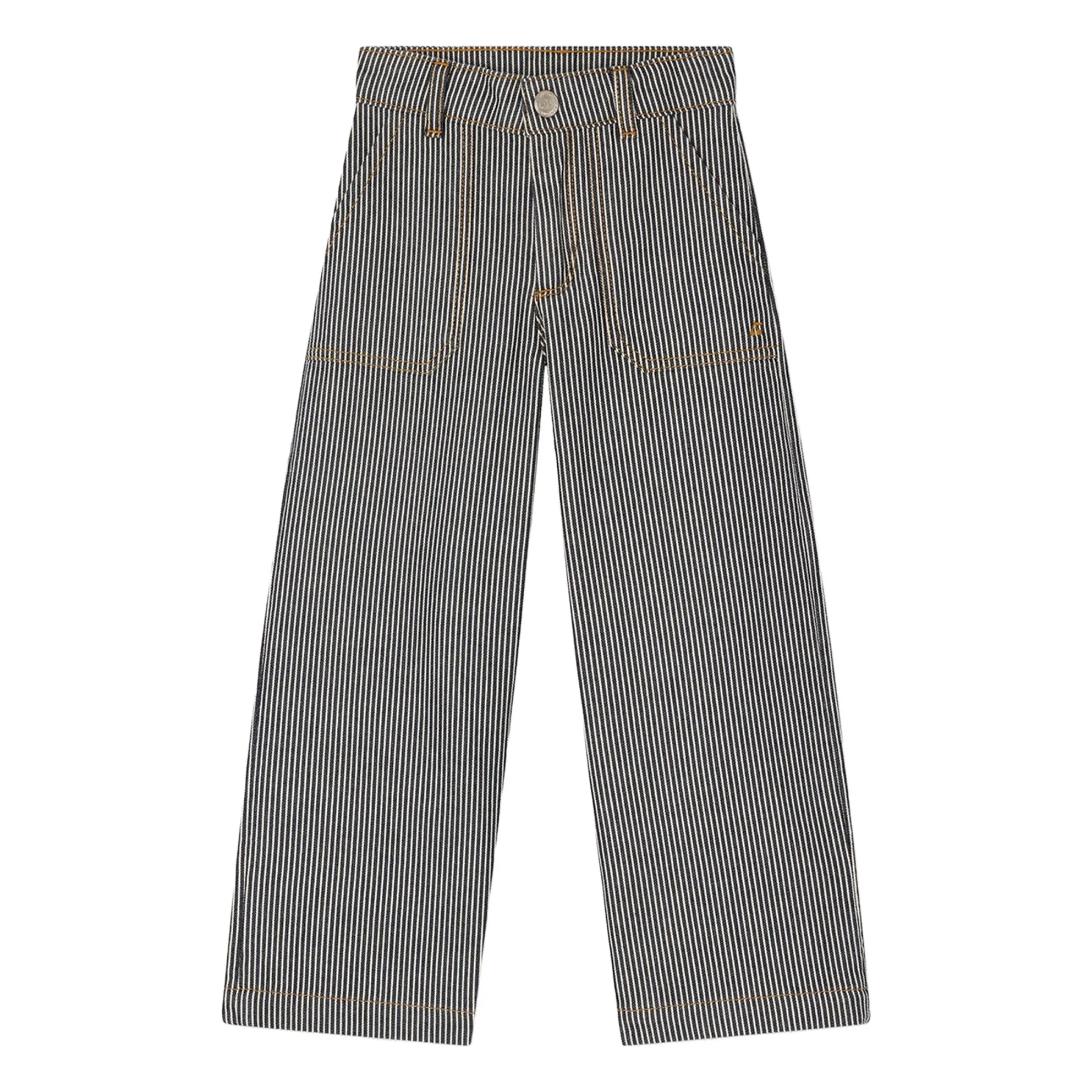 Bonpoint Girls Grey Jingle Organic Cotton Pants