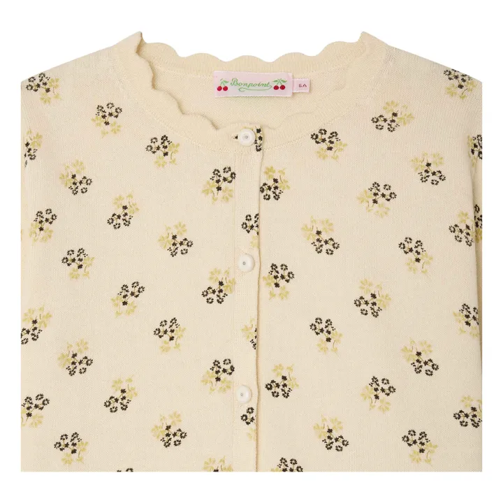 Chaqueta de algodón orgánico Lume Fleuri | Crudo- Imagen del producto n°1