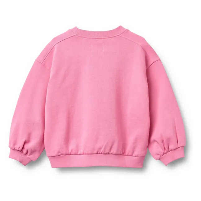 Sweat Eliza Fleurs Coton Bio | Rose