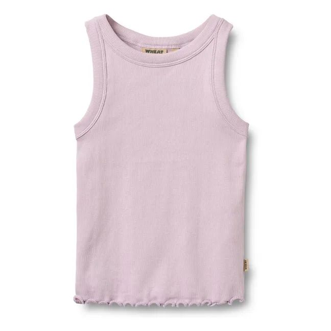 Camiseta de tirantes de algodón orgánico Minka | Lavanda