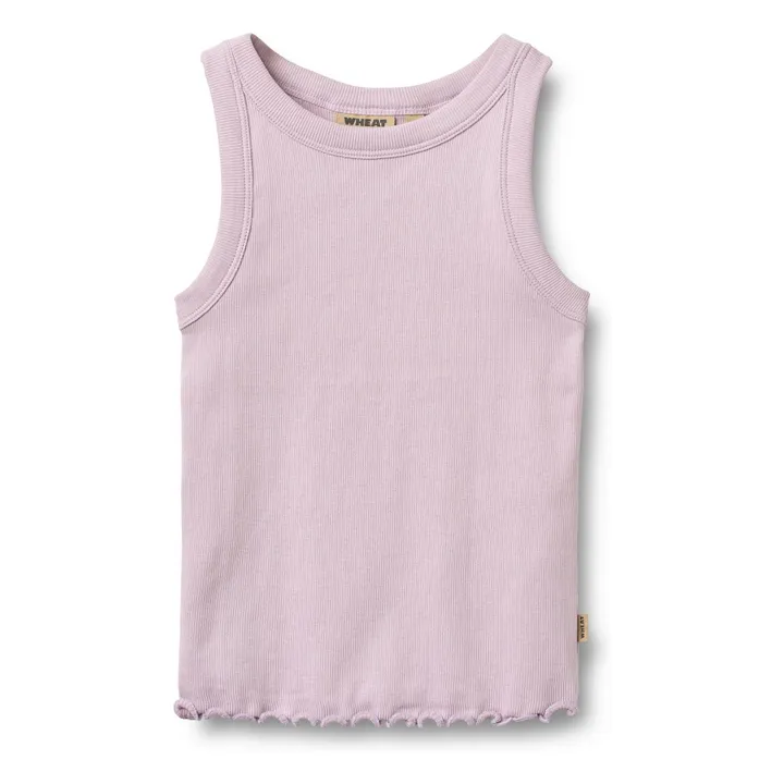 Camiseta de tirantes de algodón orgánico Minka | Lavanda- Imagen del producto n°0