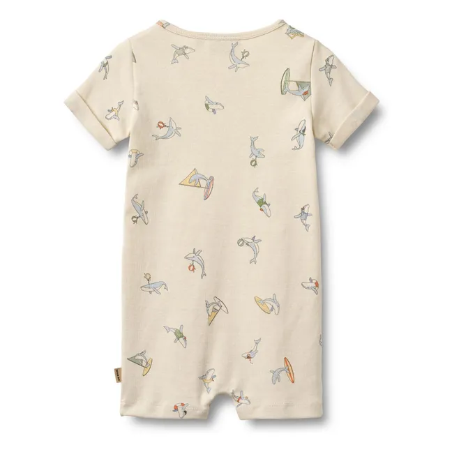 Alfred Whales Organic Cotton Jumpsuit | Ecru