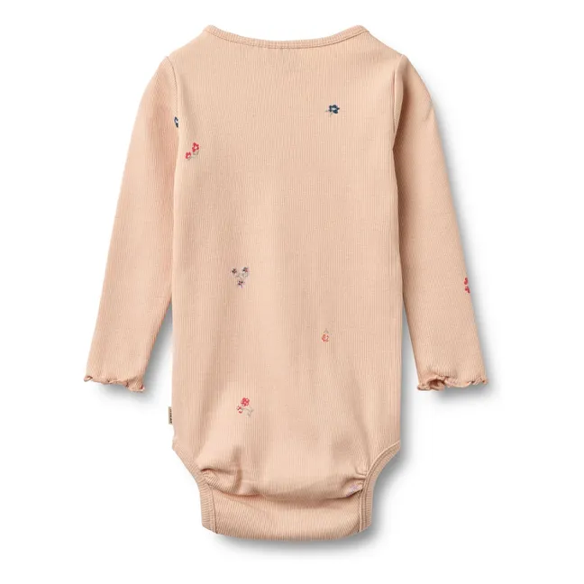 Body Rie Fleurs Coton Bio | Rose pêche