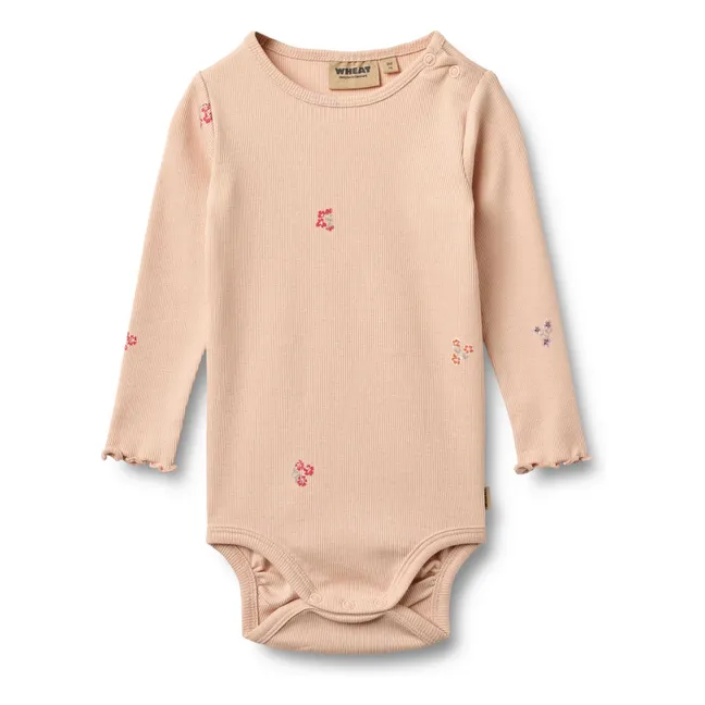 Rie Body Flowers Algodón orgánico | Rosa Melocotón