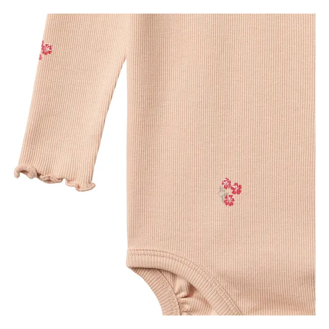 Rie Body Flowers Algodón orgánico | Rosa Melocotón