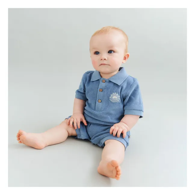 Tuta Corta Petit Bateau In Garza Di Cotone – Comoda E Fresca Per Il Tuo Bimbo!
