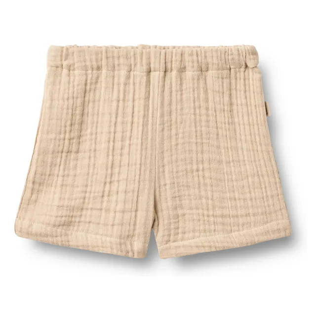 Pantalones cortos Luca de algodón ecológico | Arena