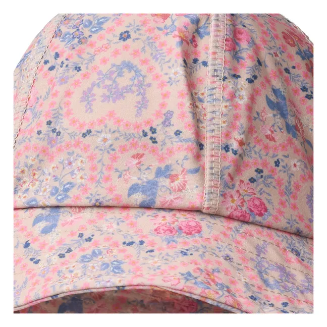 Chapeau Bora Fleuri Coton Bio | Rose pâle