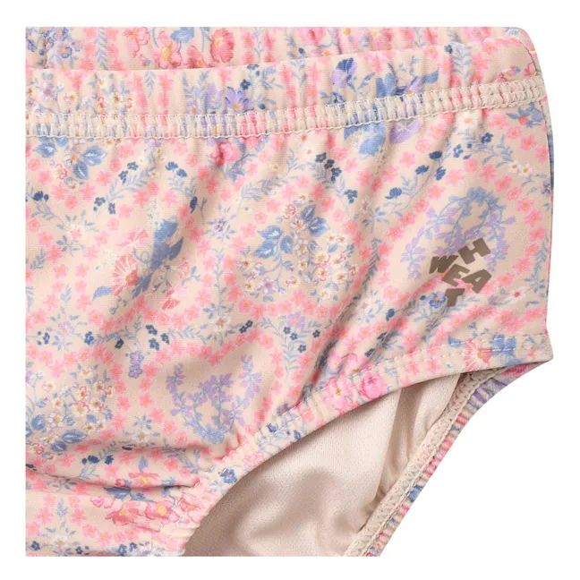 Braga de baño de fibra reciclada Cilia Fleurie | Rosa Pálido