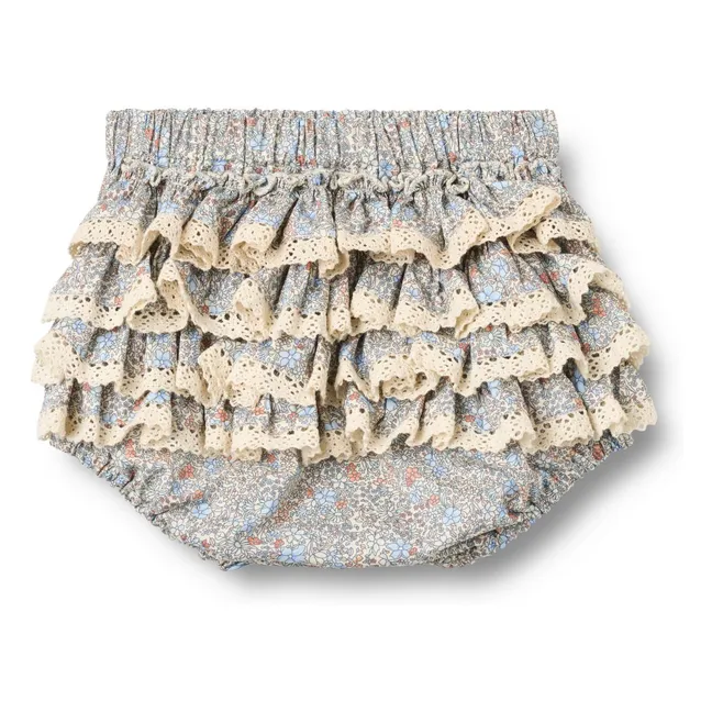 Bloomer Saloma Fleuri Coton Bio | Bleu pâle